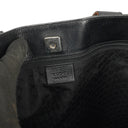 Gucci Web Leather Tote Bag Black