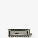 Valentino Garavani Silver Mirror Calfskin Small Rockstud Shoulder Bag