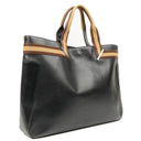 Gucci Web Leather Tote Bag Black