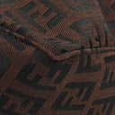 Fendi FF Zucchino Brown Pouch