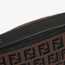 Fendi FF Zucchino Brown Pouch