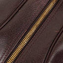 Louis Vuitton Kendall Burgundy Taiga Leather Bag