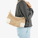 Loewe Anagram Suede Shouder Bag