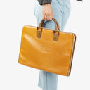 Loewe Brown Leather Anagram Breifcase