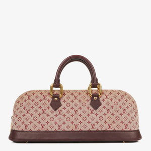 Louis Vuitton Mini Alma Long Cherry Monogram Handbag