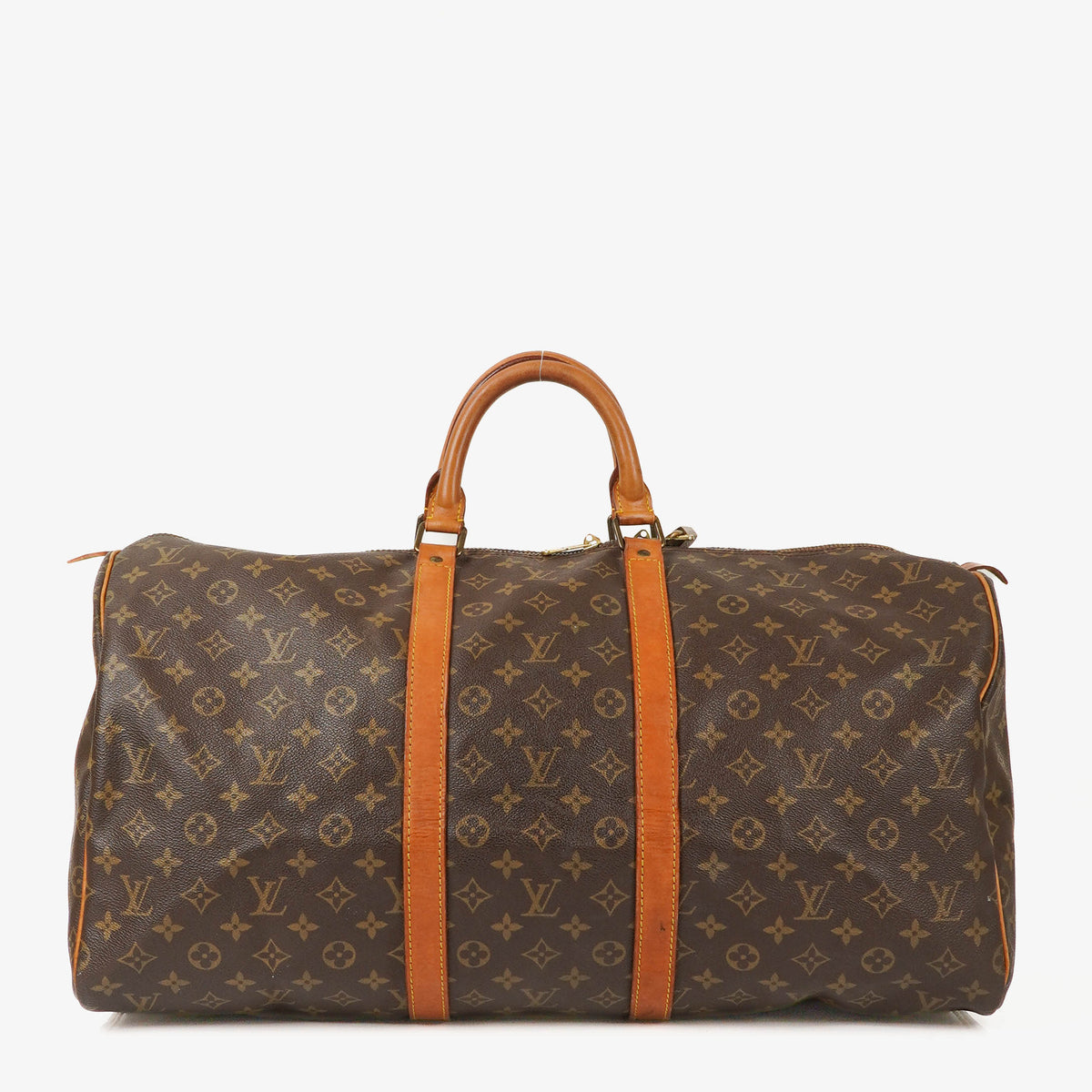 Louis Vuitton Keepall 55 Monogram Canvas Travel Bag