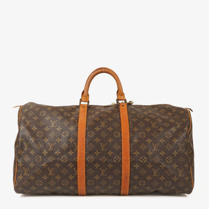 Louis Vuitton Keepall 55 Monogram Canvas Travel Bag