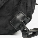 Chanel Black Nylon Travel Line Barrel Bag