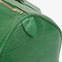 Louis Vuitton Keepall 50 Green EPI Leather Travel Bag
