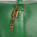 Louis Vuitton Keepall 50 Green EPI Leather Travel Bag