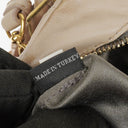 Miu Miu Matelasse Beige Leather Tote Bag