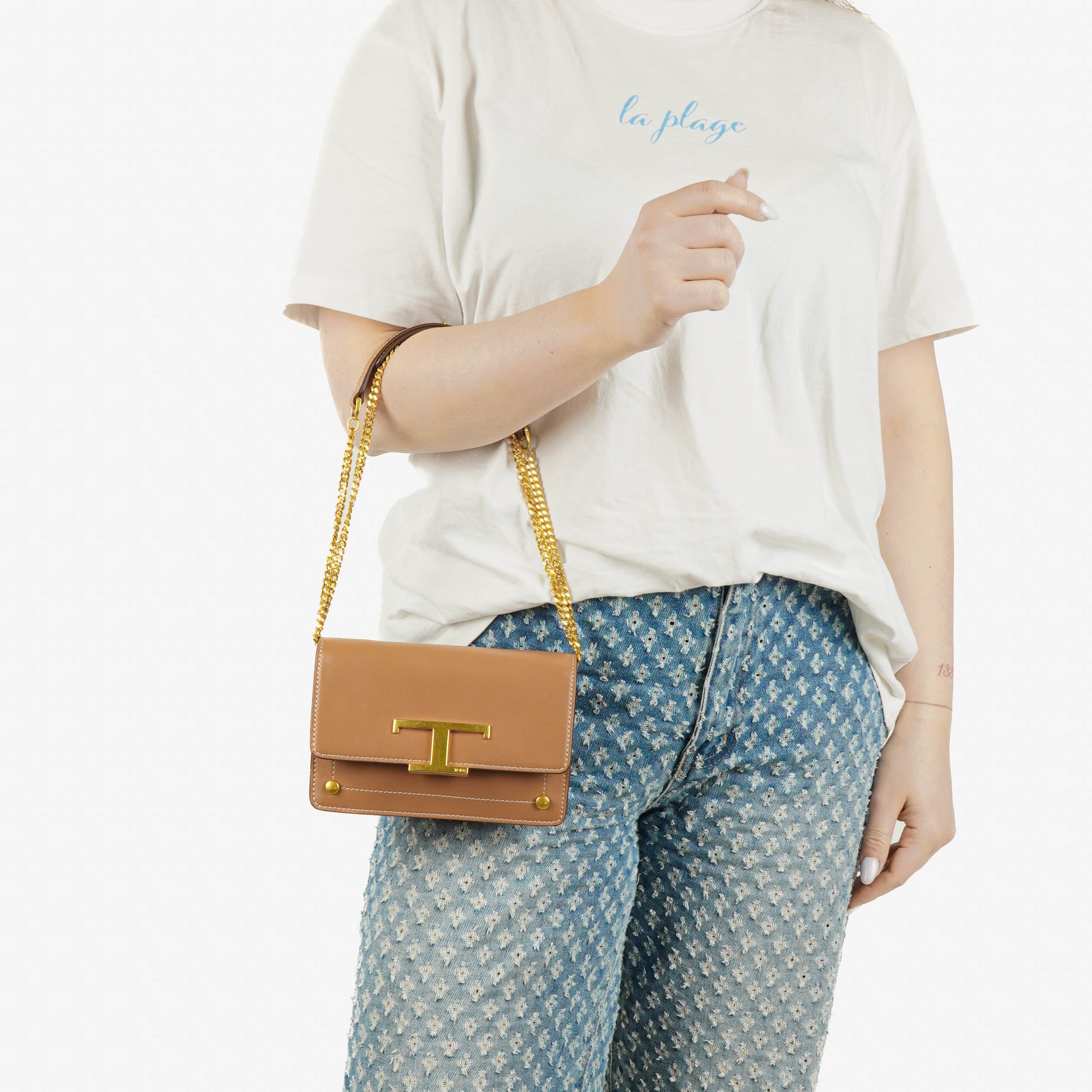 Tod's Leder Überschlag Bauchtasche&nbsp;