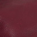 Gucci Bordeaux Pebbled Leather Bamboo Ring Hobo Bag