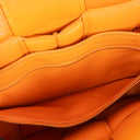 Bottega Veneta Cassette Padded Intrecciato Orange Crossbody Bag