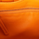 Bottega Veneta Cassette Padded Intrecciato Orange Crossbody Bag