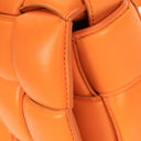 Bottega Veneta Cassette Padded Intrecciato Orange Crossbody Bag