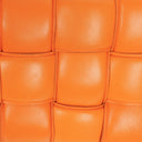 Bottega Veneta Cassette Padded Intrecciato Orange Crossbody Bag