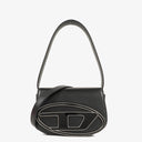 Diesel 1DR Black Leather Shouder Bag