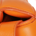 Bottega Veneta Cassette Padded Intrecciato Orange Crossbody Bag