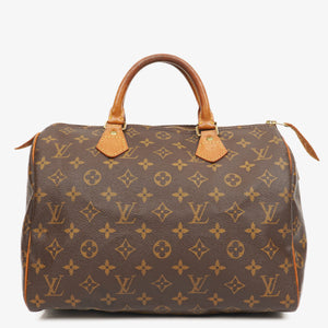 Louis Vuitton Speedy 30 Monogram Canvas Handbag
