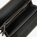 Balenciaga Grey Leather Classic Continental Zip Around Wallet