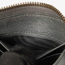 Balenciaga Grey Leather Classic Continental Zip Around Wallet
