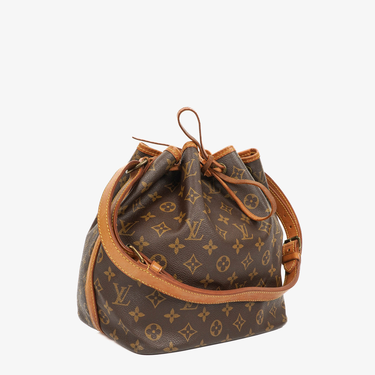 Louis Vuitton Petit Noe Monogram Canvas Shoulder Bag