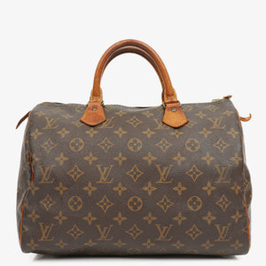 Louis Vuitton Speedy 30 Monogram Canvas Handbag