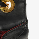 Chanel Maxi CC Classic Single Flap Maxi Logo Bag Black Quilted Lambskin 24K Gold-Plated Hardware