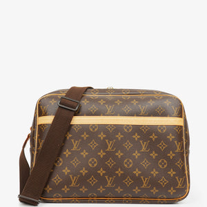 Louis Vuitton Reporter GM Monogram Coated Canvas Bag