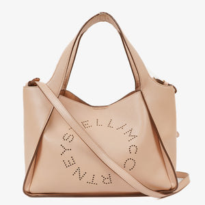 Stella McCartney Logo Crossbody Powder Tote Bag
