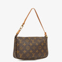 Louis Vuitton Pochette Accessoires Monogram Canvas Clutch Handbag