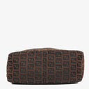 Fendi FF Zucchino Brown Pouch
