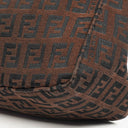 Fendi FF Zucchino Brown Pouch