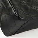 Chanel Maxi CC Classic Single Flap Maxi Logo Bag Black Quilted Lambskin 24K Gold-Plated Hardware