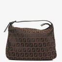 Fendi FF Zucchino Brown Pouch