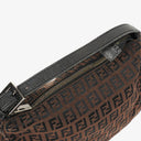 Fendi FF Zucchino Brown Pouch