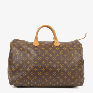 Louis Vuitton Speedy 40 Monogram Canvas Bag