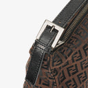 Fendi FF Zucchino Brown Pouch