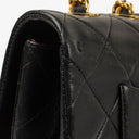 Chanel Maxi CC Classic Single Flap Maxi Logo Bag Black Quilted Lambskin 24K Gold-Plated Hardware