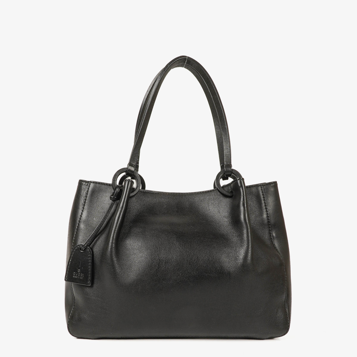 Gucci Black Leather Shoulder Bag