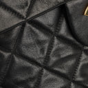 Chanel Maxi CC Classic Single Flap Maxi Logo Bag Black Quilted Lambskin 24K Gold-Plated Hardware