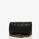 Chanel Classic Full Flap Bag Black Quilted Leather 24K Gold-Plated Hardware