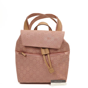 Gucci Pink GG Canvas Monogram Backpack