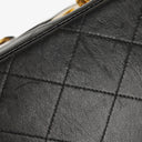 Chanel Maxi CC Classic Single Flap Maxi Logo Bag Black Quilted Lambskin 24K Gold-Plated Hardware