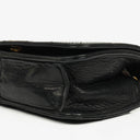 Chanel Classic Full Flap Bag Black Quilted Leather 24K Gold-Plated Hardware