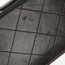 Chanel Maxi CC Classic Single Flap Maxi Logo Bag Black Quilted Lambskin 24K Gold-Plated Hardware