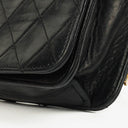 Chanel Classic Full Flap Bag Black Quilted Leather 24K Gold-Plated Hardware
