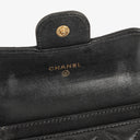 Chanel Classic Black Quilted Leather Small Flap Wallet