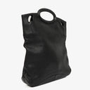 Cartier Marcello de Cartier Black Pebbled Leather Handbag